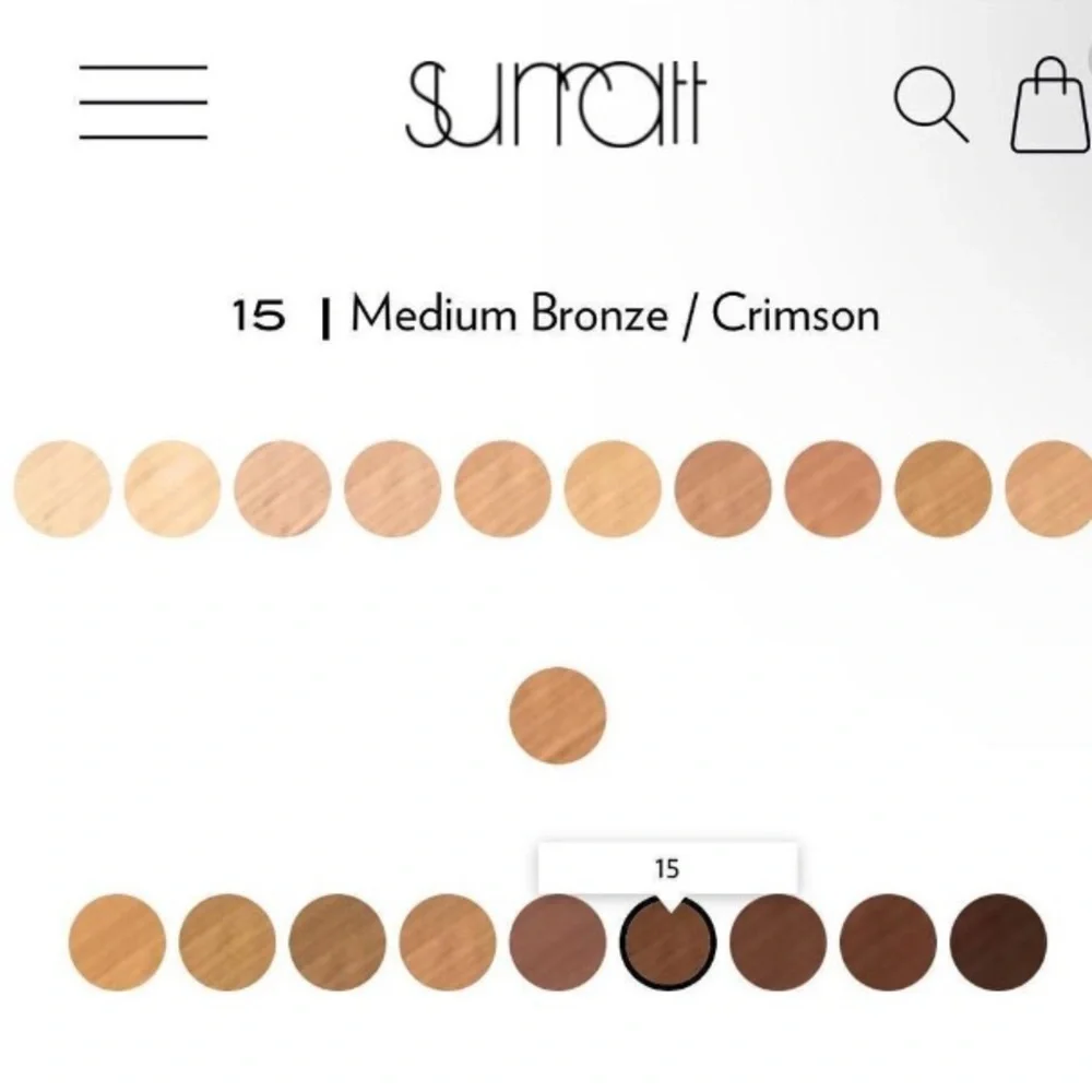 SURRATT SURREAL SKIN™ FOUNDATION WAND SHADE 15 MEDIUM BRONZE/CRIMSON NEW IN BOX